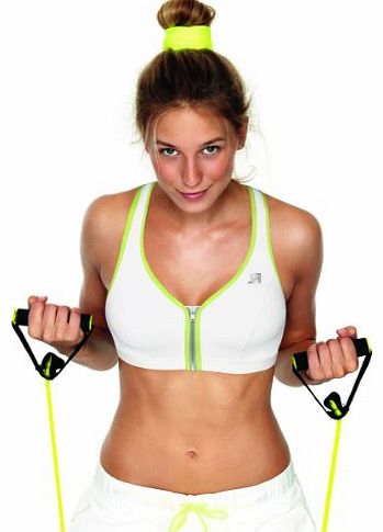 Shock Absorber Active Zipped Plunge Sports Bra 336002 36 C white