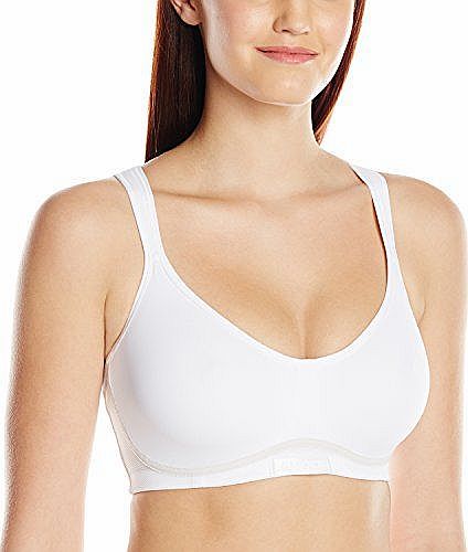 B5063 Womens Underwired Bra - White/Silver, 32C