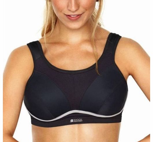 D+ Style Flexiwire Underwired Sports Bra Black S00BV D-H Cup 34E