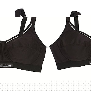 shock Absorber Sports Bra, Black, 36E