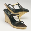 SHOE CO ghana cork wedge mule