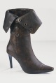 SHOE CO saloon high-leg stud boot