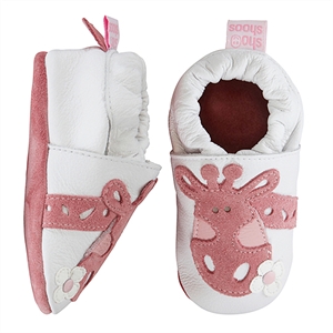 Shoo Shoos - Pink Giraffe Baby Girl Shoes
