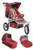 ` Jogg(R) Disc II with Infant Car Seat and Carrycot: - Bordeaux/Sand