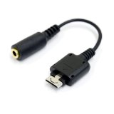 Stereo Audio Adapter for LG KE800 Chocolate Platinum, KE850 Prada, KE970 Shine, KG800 Chocolate, LG U990 Viewty
