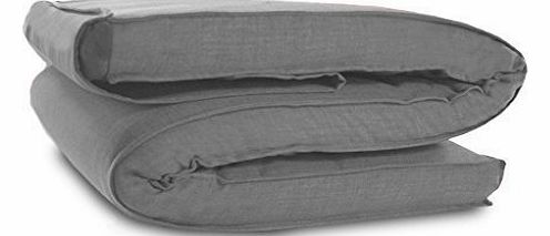 Shopisfy Luxury Light Grey Double Futon Mattress for 2 Seater Futon