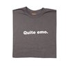 shotdeadinthehead shotdead Quite Emo T-Shirt - Charcoal