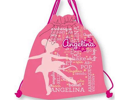 Shreds Angelina Ballerina Dancer Draw String Bag