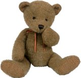 Brown Mohair Bear Large 30cm with Gift Box