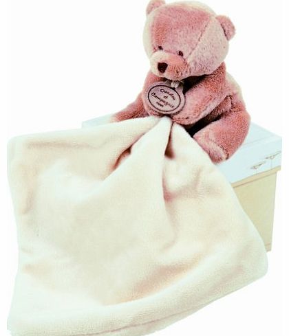 Doudou et Compagnie 10 cm Natural Bear and Towelling Doudou with Gift Box