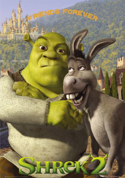 Shrek 2 - Friends Forever Poster
