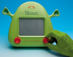 SHREK etch-a-sketch