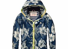 Shrunk Boys blue floral patterned jacket