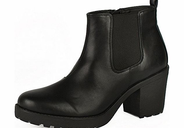 Shuboo Vonna block heeled Chelsea ankle boots - Black, UK 5 / EU 38