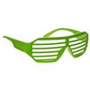 Shutter Shades Plastic Boxed Shape Shutter Shades (Green)