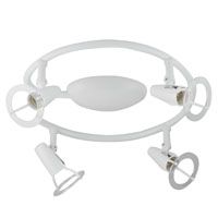 Shuttle Dimmable Spotlight 4 Spiral Bar White