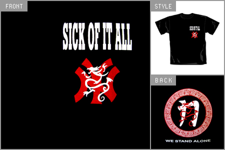 Sick Of It All (We Stand Alone) T-shirt