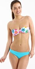 Sie Lei Mare, 1295[^]195907 Maui Bandeau Bikini - Floral Blue