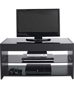 Siena Black Glass TV Unit