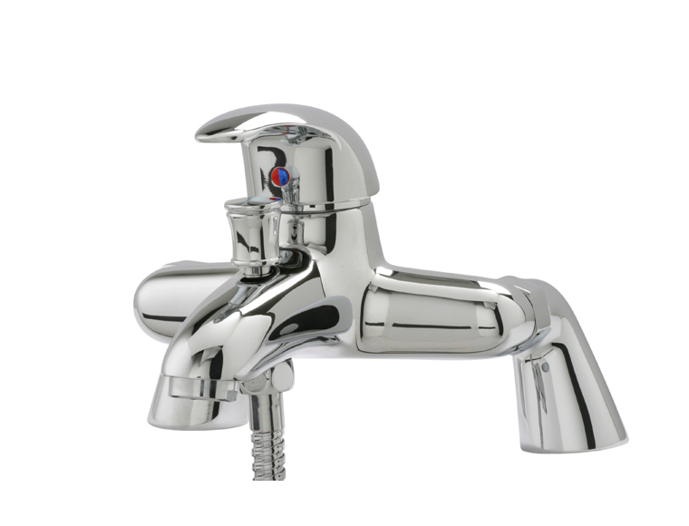 Siena Single Lever Bath Shower Mixer Deck Mounted