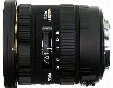 10-20mm f3.5 EX DC HSM Lens for Canon Digital SLR Cameras with APS-C Sensors