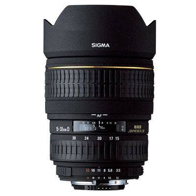 Sigma 15-30mm f3.5-4.5 EX DG Lens - Sigma Fit