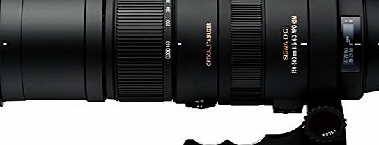 Sigma 150-500mm f5-6.3 APO DG OS HSM for Nikon Digital and Film SLR Cameras (Official Sigma 3 Year UK Warranty)