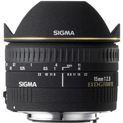 Sigma 15mm f/2.8 DG FishEye Lens - Sigma Fit
