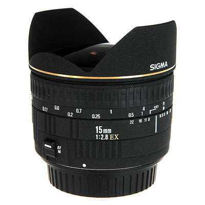 Sigma 15mm f2.8 DG Fisheye Lens - Canon Fit