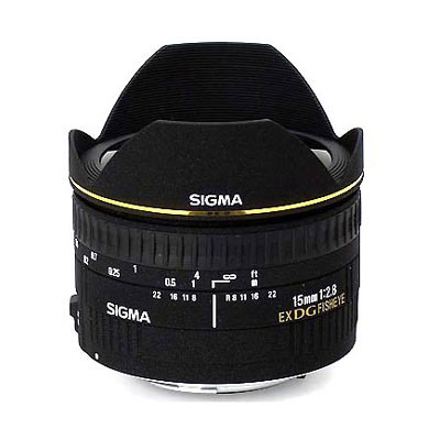 Sigma 15mm f2.8 DG Fisheye Lens - Sony/Minolta Fit