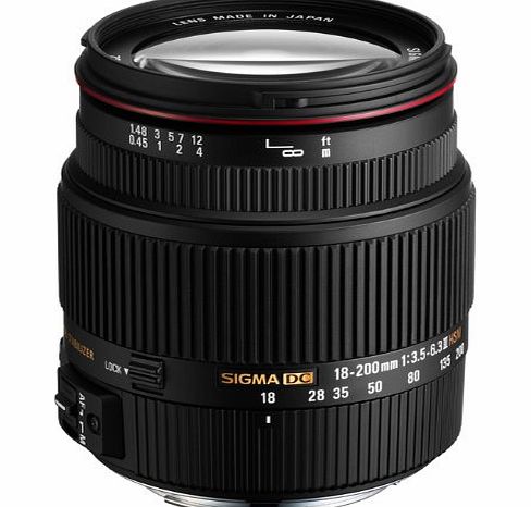 Sigma 18-200mm f/3.5-6.3 11 DC HSM Lense for Pentax