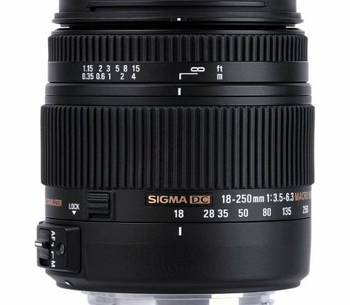 Sigma 18-250mm f/3.5-6.3 DC Macro HSM Lens for Pentax