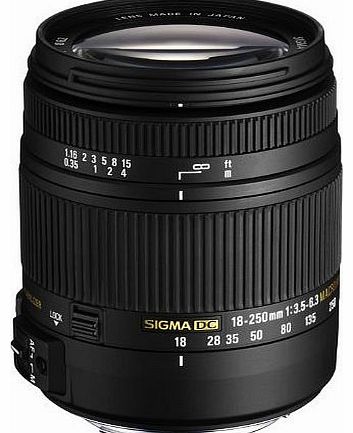 18-250mm f/3.5-6.3 DC Macro OS HSM Lens for Canon