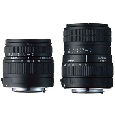 18-50mm and 55-200mm DC Lens - Pentax Fit