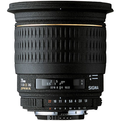 Sigma 20mm f1.8 EX DG Lens - Pentax Fit
