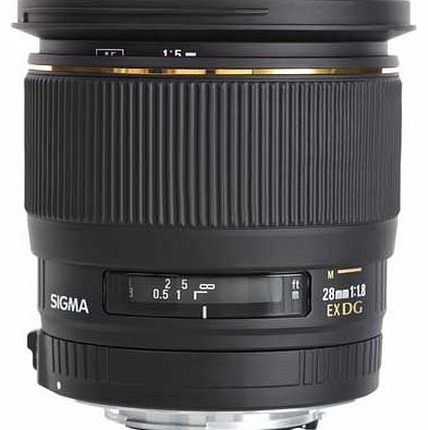 Sigma 28mm f/1.8 EX DG Lens