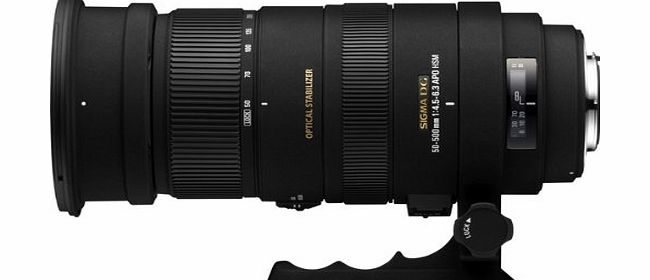 Sigma 50-500 mm F4-6.3 APO DG HSM Optical Stabilised lens for Pentax Digital APS-C SLR Cameras
