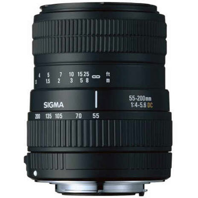Sigma 55-200mm f4-5.6 DC Lens - Sigma Fit