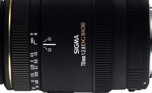 Sigma 70mm f2.8 EX DG Macro Lens For Nikon Digital 