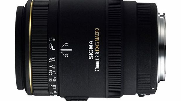 Sigma 70mm f2.8 EX DG Macro lens for Sony Digital SLR cameras
