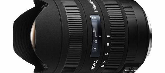 Sigma 8-16mm f4.5-5.6 DC Lens for Nikon Digital SLR Cameras with APS-C Sensors