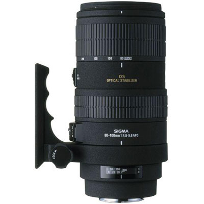 Sigma 80-400mm f4-5.6 EX APO DG Lens - Sigma Fit