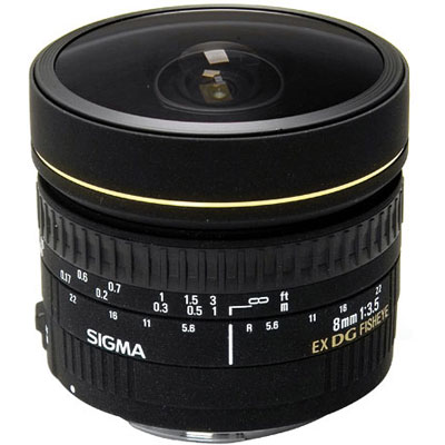 8mm f3.5 EX DG Fisheye Lens - Pentax Fit