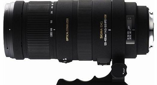 Sigma AF 120-400mm f/4.5-5.6 APO DG OS HSM Optically Stabilised lens for Sony/Minolta DSLR