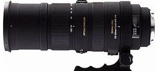 Sigma AF 150-500mm F/5-6.3 APO DG OS HSM telephoto zoom lens for Sony / Minolta A-Mount DSLR Cameras