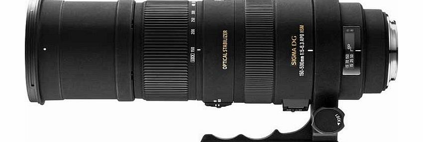 Sigma APO 150-500mm f/5-6.3 HSM Nikon Fit Lens
