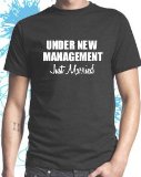 Just Married Under New Management Mens T-shirt,M
