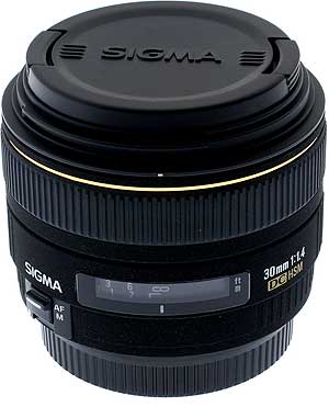 sigma Lens for Canon EF - 30mm F1.4 EX DC HSM For DSLR