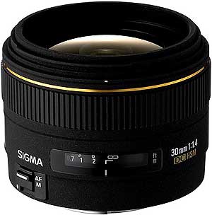 sigma Lens for Nikon - 30mm F1.4 EX DC HSM For DSLR