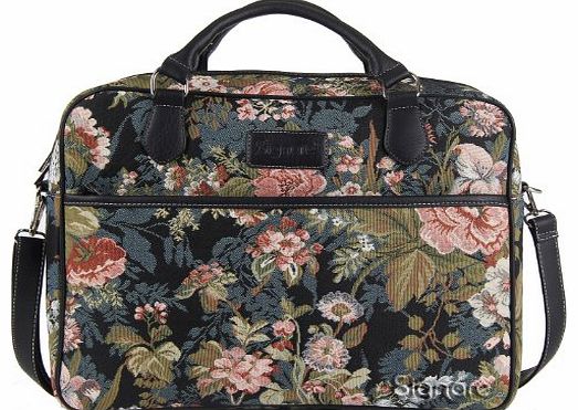 Signare Womens Ladies Tapestry Fashion Laptop Computer Bag Peony